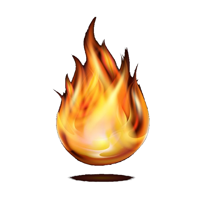 Illustration de flamme conservée depuis le site historique
